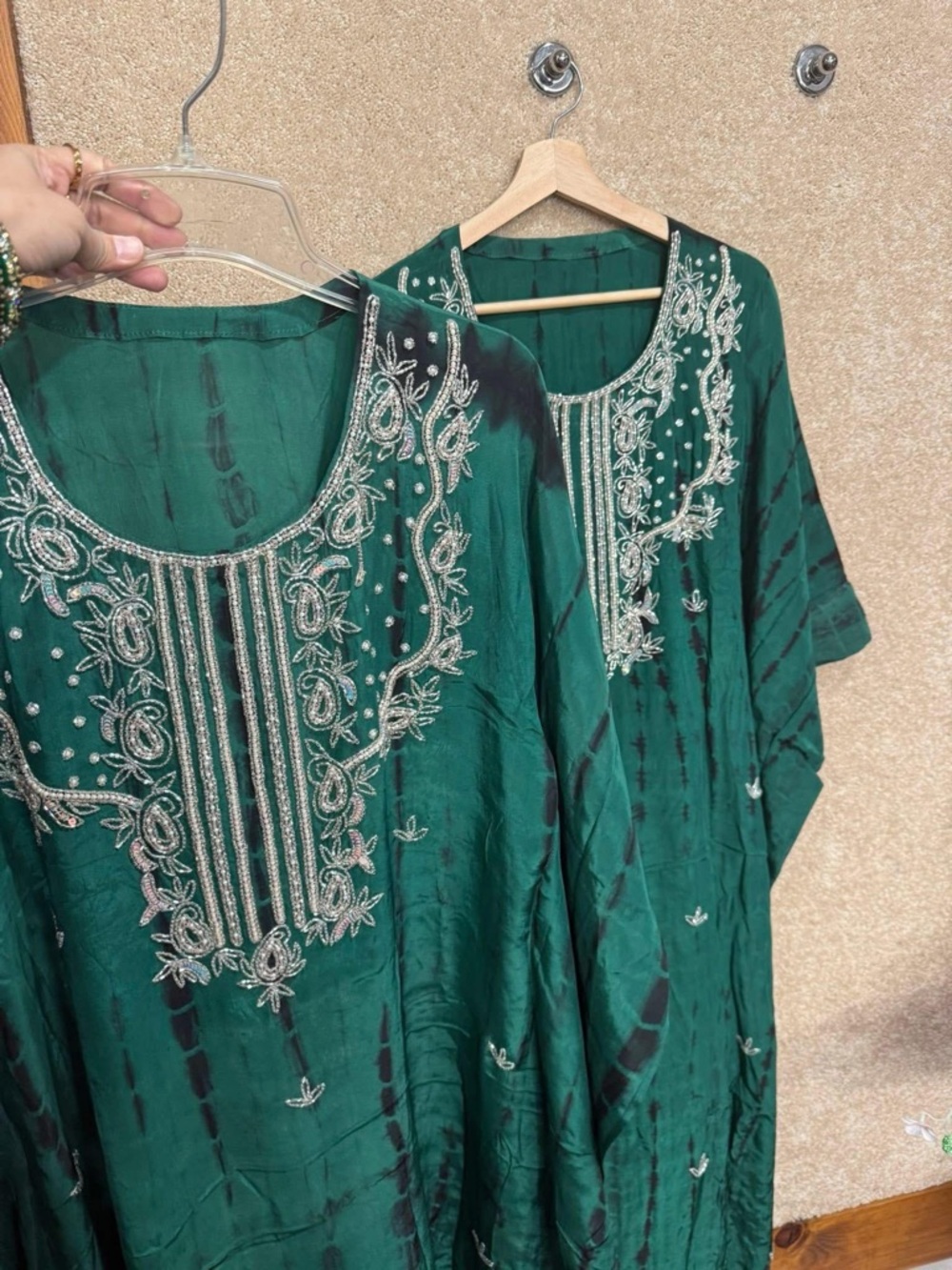 Kaftan with pant ,designer party wear  Indian urta ,pakistani dress